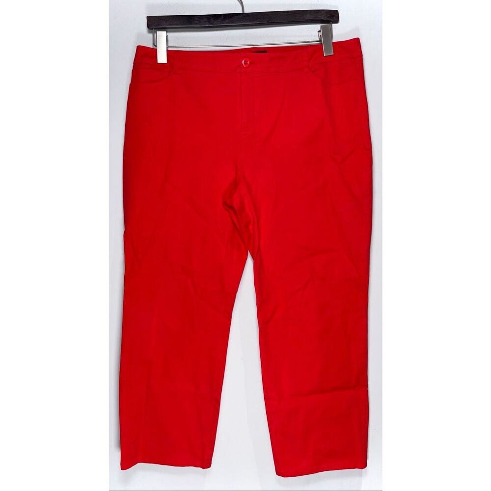 Peace of cloth red cropped pants size 16